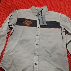 Harley-Davidson Button Shirt, Brand New With Tags